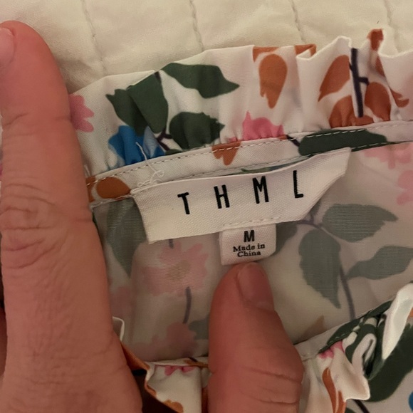 THML Multicolor Floral Ruffle Dress - Picture 2 of 2